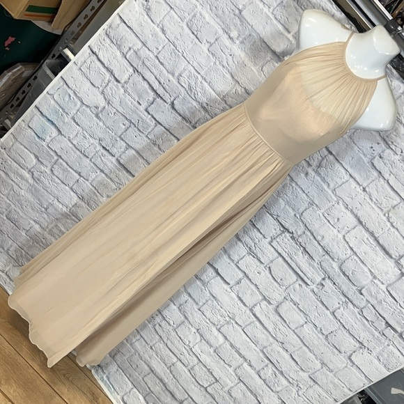 Bella Bridesmaids | BB100LS | in palomino gold | Long Dress size 0 - Picture 3 of 13